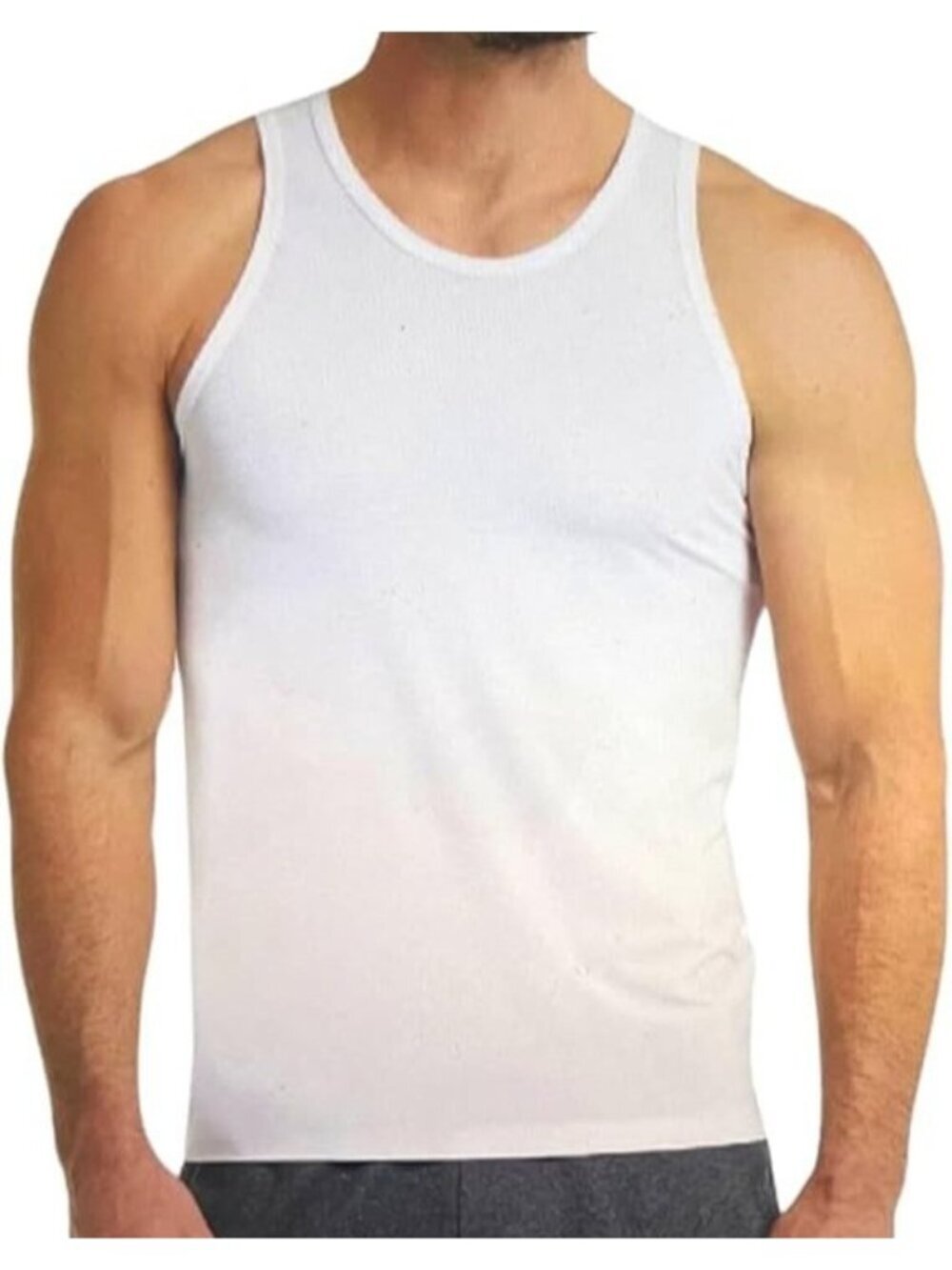 NWT 32 Degrees Cool Men's L White Comfort Mesh Tank 3-Pack
